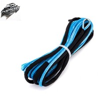 Blue 316 X 50 Synthetic Winch Rope 7000 Lb Breaking Strength Atv Utv Wsheath