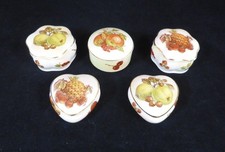 Set of 5 Small Royal Worcester