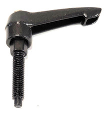 Adjustable Machine Clamping Locking Lever Handle Knob M6 x 1 x 28mm Black New