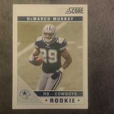2011 Score DeMarco Murray #329 Dallas Cowboys Rookie NFL Panini Football Card. rookie card picture