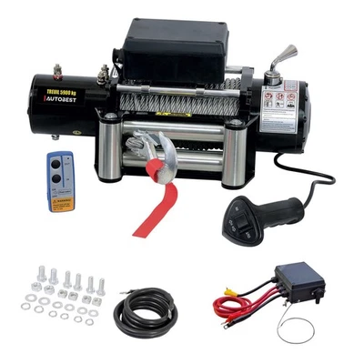 Treuil électrique 4x4 5,9T - 12V - Taille câble 25 m - Photo 1/4