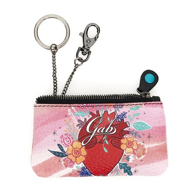Gabs Keychain Gkeyholder Fiorisciti With Pocket Leather Multicolored Woman
