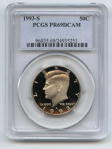 1993-S Kennedy Half Dollar Proof — photo from the most recent tracked eBay sale