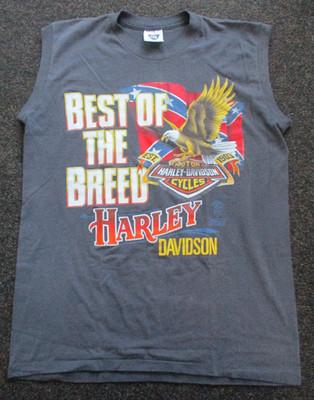 Vintage 90's Harley Davidson Best of the Breed XL Wife Beater T-Shirt Sleeveless