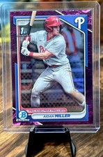 Aidan Miller 2024 Bowman - Chrome Prospects #BCP-27 Fuchsia Lunar Refractor /199