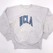 Vintage 80s Champion Reverse Weave Warmup UCLA Crewneck Sweatshirt USA READ