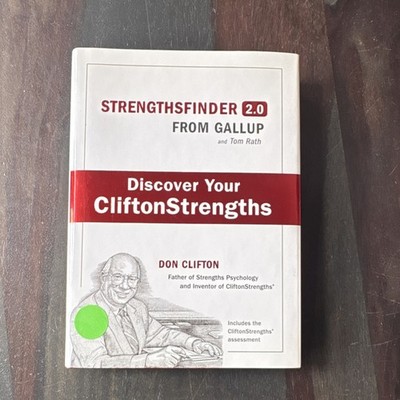 Gallup Press StrengthsFinder 2.0 Hardcover 2007 Leadership Rath Clifton