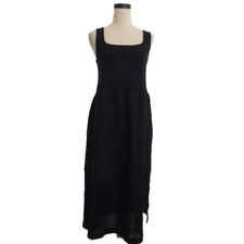 NWT Madewell Knit Tank Midi Dress in Black S Sleeveless