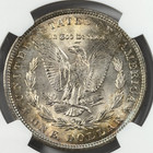 1889-P $1 Morgan Dollar NGC MS63 90% Silver Philadelphia Early US Coin Toning! — photo 3