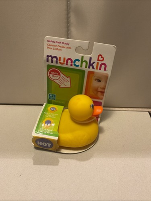 #ad Munchkin White Hot Safety Bath Ducky Model 16715312 $7.59