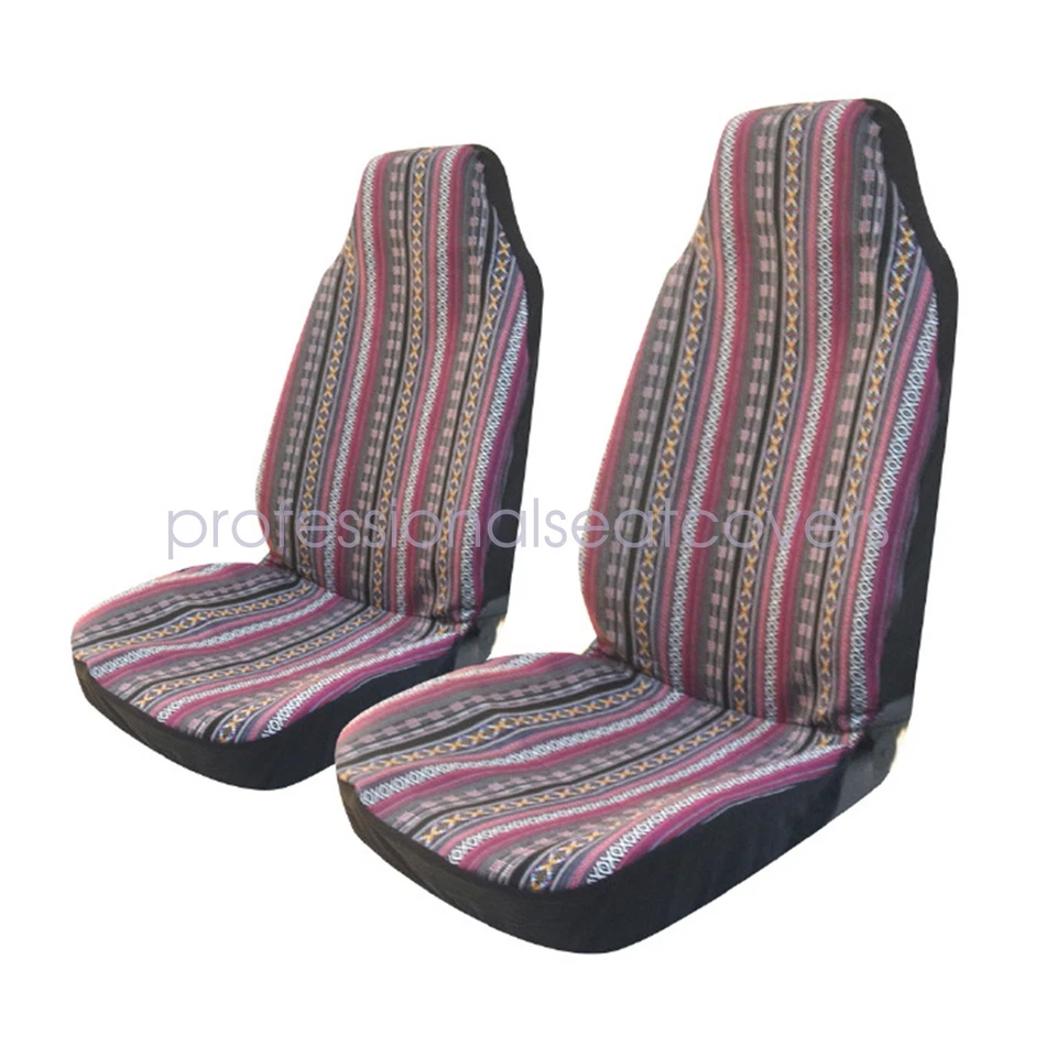 Driver & Passenger Seat Cover Cloth Front Set Crew Cab For Mini Cooper 2002-2023 - Image 3 of 4