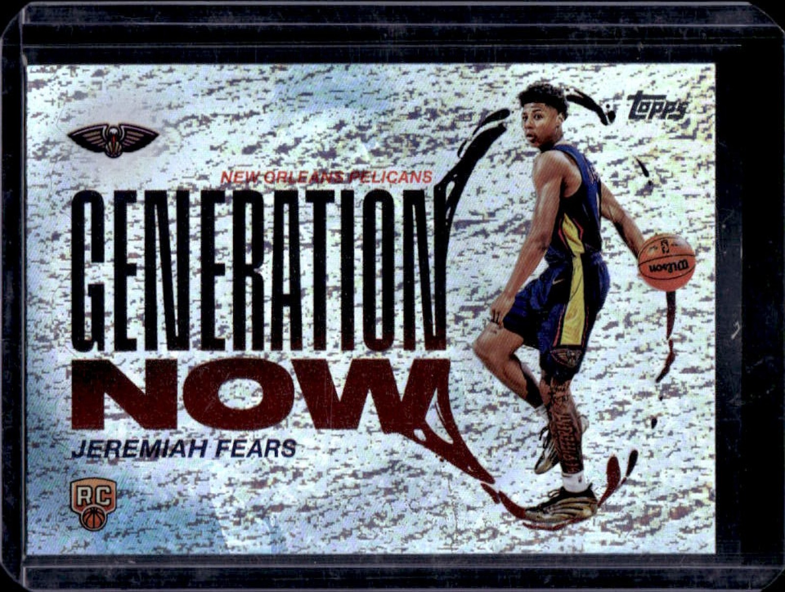2025-26 Topps Jeremiah Fears Generation Now RC Holo Foil #GN-7 Pelicans