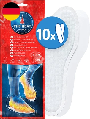 THE HEAT COMPANY Sohlenwärmer - 5, 10 Oder 30 Paar - EXTRA WARM - Wärmesohlen -