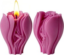 Flower Resin Mold Silicone Casting Mold Set of 2 for Resin Soap Candle Wax
