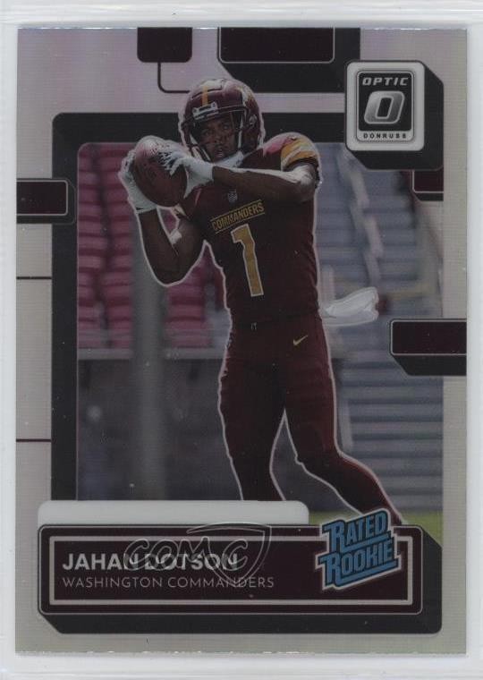 2022 Panini Donruss Rated Rookie Optic Preview Holo Prizm Jahan Dotson 1qo5