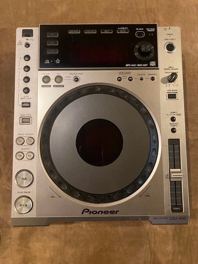 Pioneer CDJ-850 DJ Multi Player Controller Silver | eBay