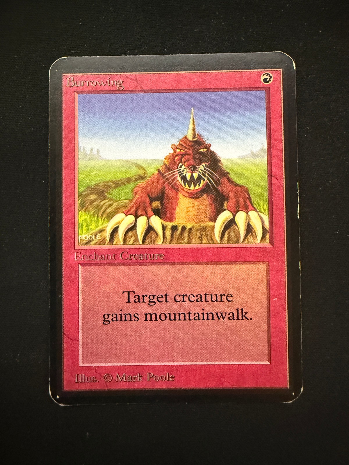 Magic The Gathering: Alpha Burrowing MTG Alpha