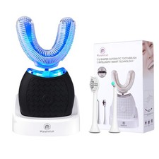 Ultrasonic U-Shaped Toothbrush for Teeth Whitening, Toothbrush for Adults 360