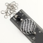 Vintage Sterling Silver Hand Blown Glass Pendant Chain Necklace 16” 925 6.4g #79 — photo 2