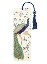 Peacock Beaded Bookmark