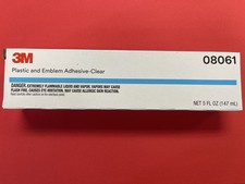1 tube 3M 8061 Clear Adhesive Glue Security Craft Plastic Emblem