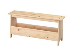 IKEA PERJOHAN Bench with Storage Pine 100cm Hallway Bedroom Dining Seat