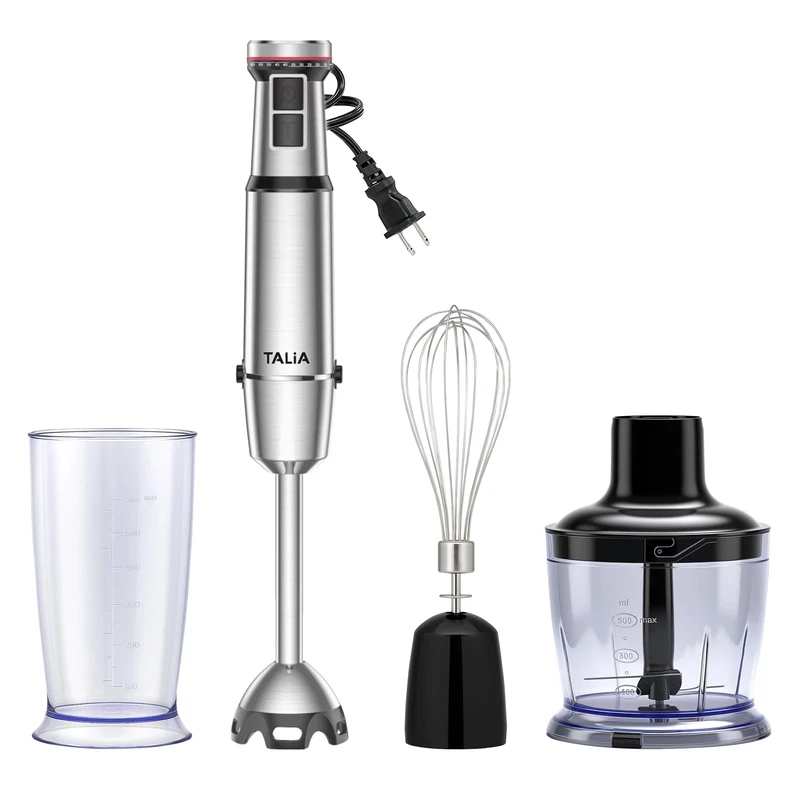 Talia Immersion Blender Handheld Corded Hand Blenders Set 1200W Variable Speed
Opens in a new window