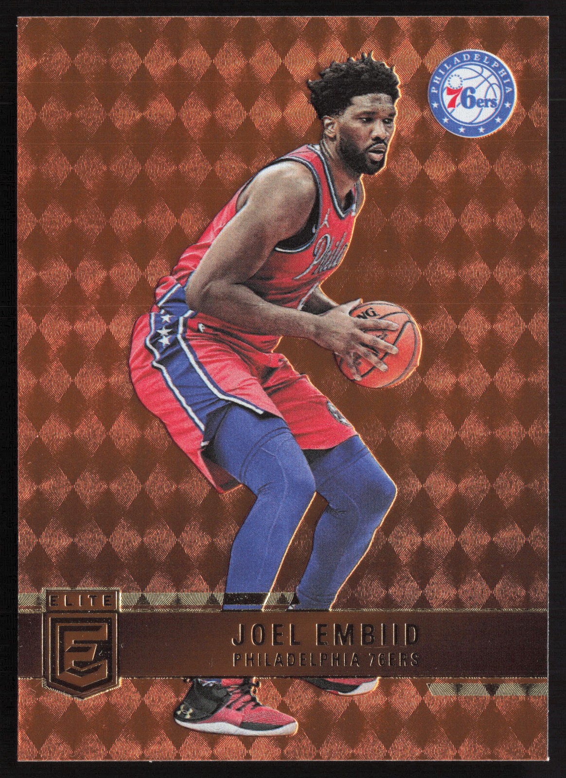 2021-22 Donruss Elite #9 Joel Embiid Orange