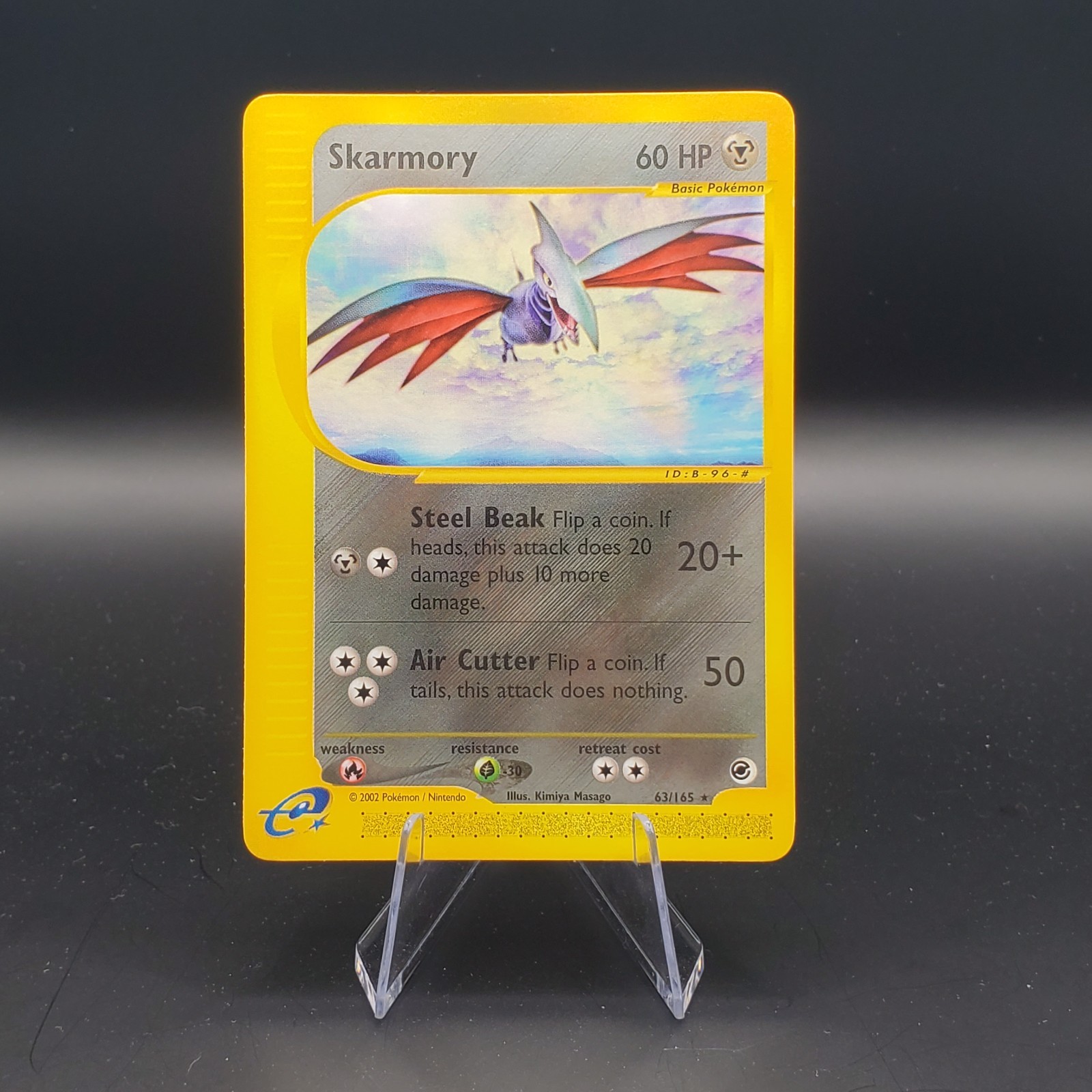 Skarmory 63/165 Rare Pokemon Expedition Base Set NM