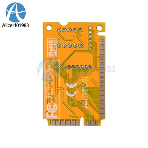 Mini 3 in1 PCI PCI-E LPC PC Laptop Analyzer Tester Diagnostic Post Test Card - Afbeelding 10 van 12