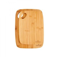 Schneidebrett Set 2Er Karaca Karya Mit Griff, Holz, KüChenzubehöR