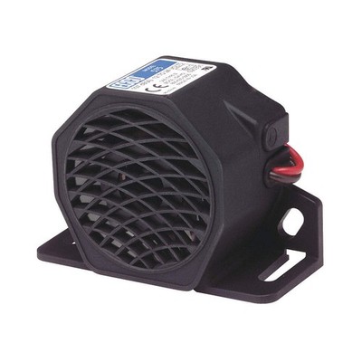 ECCO EA5200 Back Up Alarm,Drawn 1A,2-51/64'' H,Black 49KD59