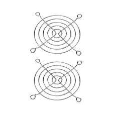 2  Wire Finger Guard  Grid 80 mm PC Fan Cooler I8D17953