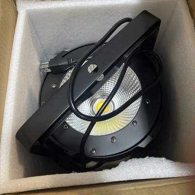 COB LED Spotlights Warm & Cold White Par Light Stage Light 200W with Barn Doors