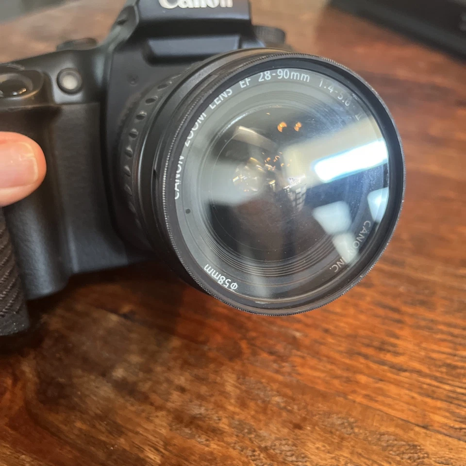 Canon EOS Elan 7E Camera w/ Canon 28-90 mm EF Zoom Lens. Film - Image 3 of 4