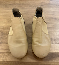 Revolution Dancewear Premium Stretch Tap Boot Dark Tan Size 6 Gently Used