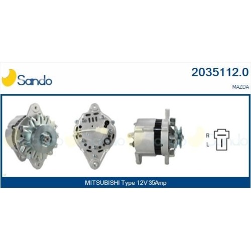 Alternateur Sando 2035112.0 haute durabilité pour Suzuki