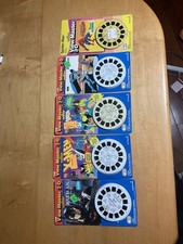View-master 1979 - 1992 3-D Batman Spider-man X-Men 5 Reel Lot New