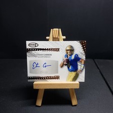 Ethan Garbers Auto 2025 Sage Football Autograph bronze Foil