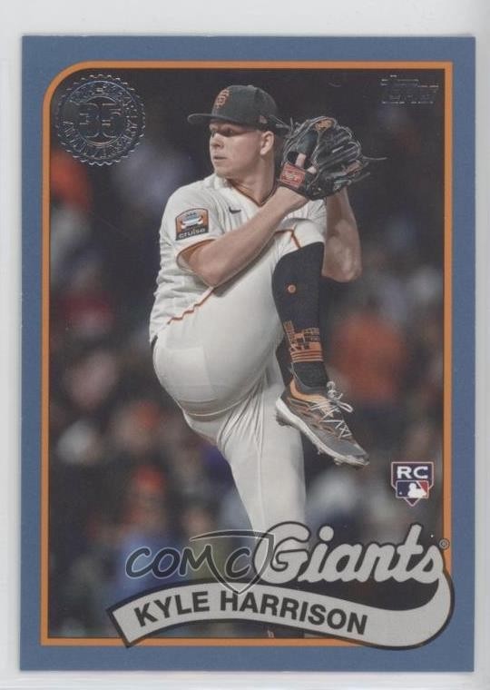 2024 Topps Series 1 1989 Topps Baseball Blue Kyle Harrison #89B-95 v6g
