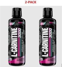 Nutrex Research L-Carnitine Strawberry Watermelon | Liquid Fat Burning (2-PACK)