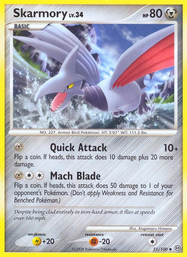 Pokemon Skarmory (51/110) Stormfront LP