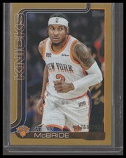 2025-26 Topps #17 Miles McBride Gold #/2025