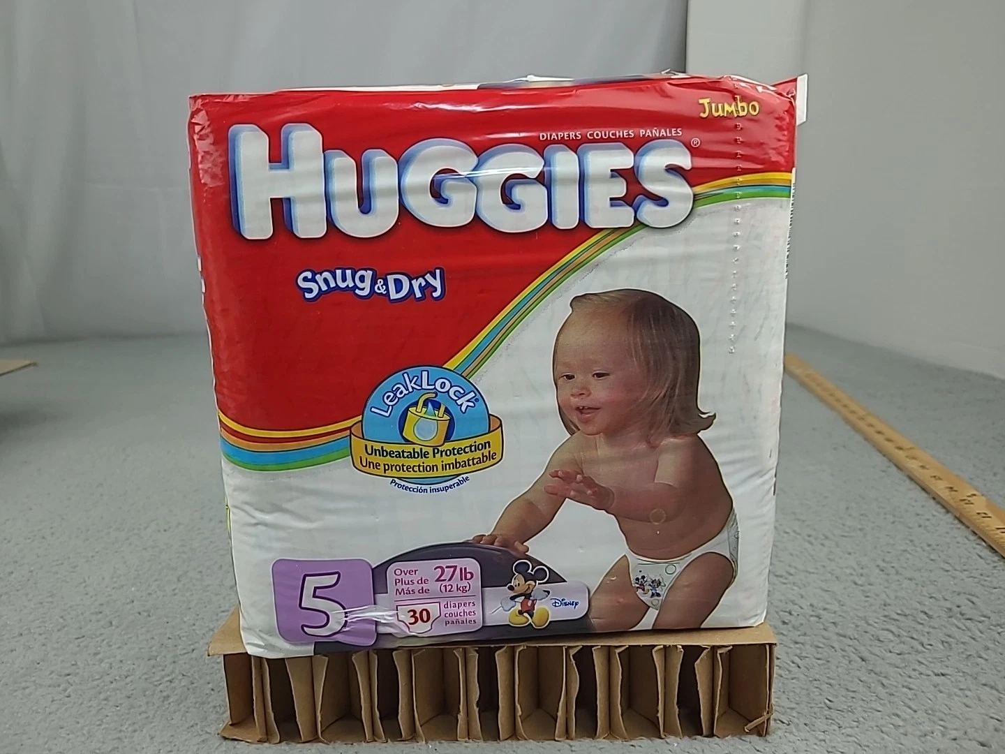 Read READ Vintage 2004 Huggies Snug &Dry Size 5 27 Lb 30 Diapers Ripped Package
Opens in a new windo