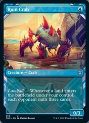 Ruin Crab (Showcase) Zendikar Rising #295 Uncommon