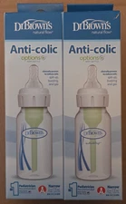 Dr. Brown's Anti-Colic Plastic Baby Bottle - 4 oz - 120ml Narrow set of 2 bottle