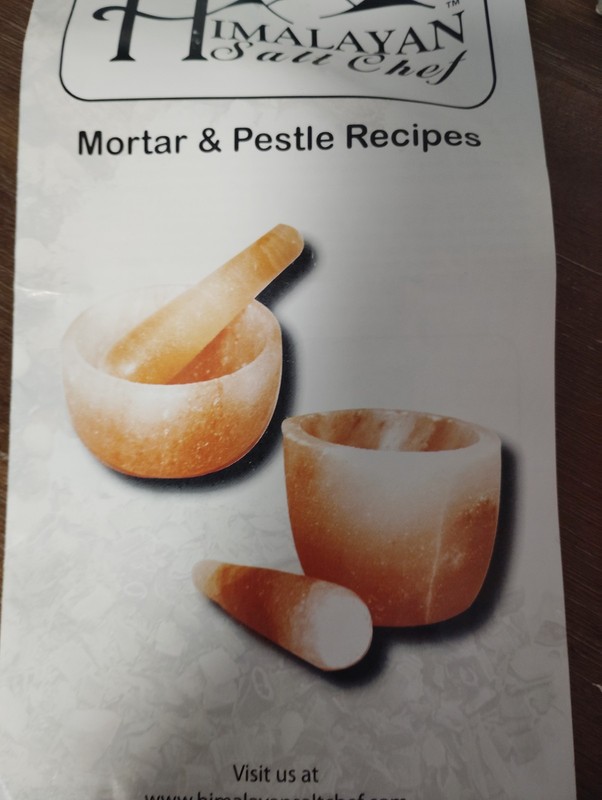 Himalayan Salt Chef Mortar and Pestle