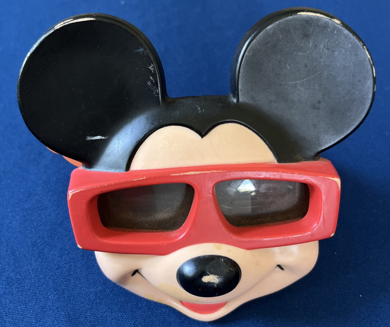 Mickey Mouse View-Master 3D Viewer - Vintage - No Discs - Lever Works - 1989