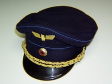 DDR Reichsbahn, Schirmmütze, Lokführer Mütze, Gr. 56, Original, Sammler, Rarität