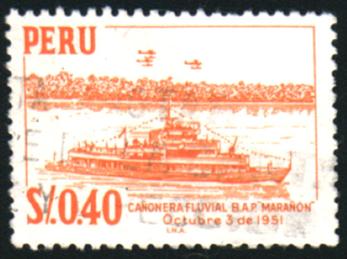 35798 Peru Stamps Scott #499  Ship Fine Used Clean Back